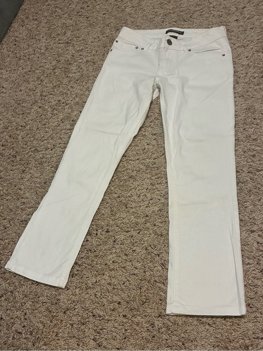 Women’s Generra Size 1 (fit like a 2) Ankle Length Pants White Skinny Fit
